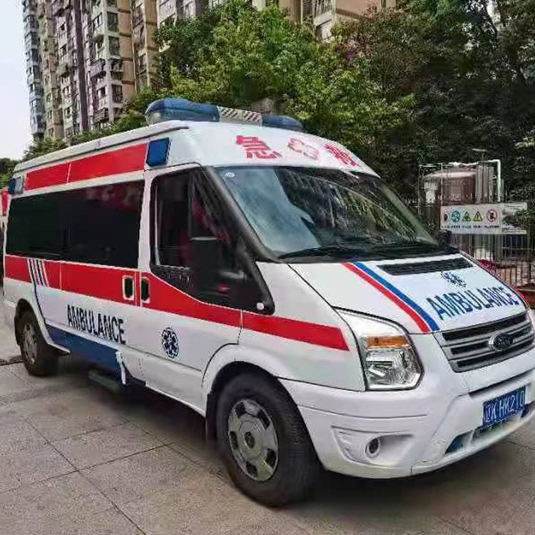 都匀长途救护车护送病人返乡